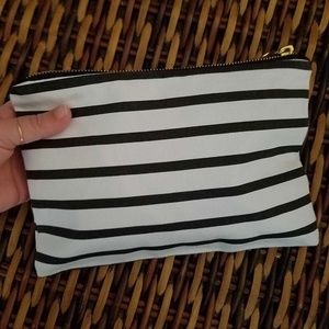 Black & White Striped Canvas